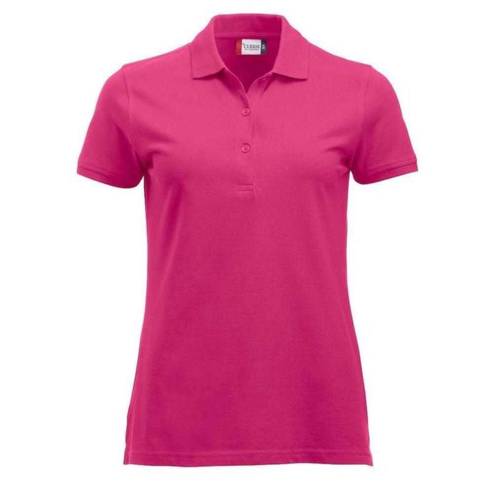 Clique Womens/Ladies Marion Polo Shirt / Bright Cerise